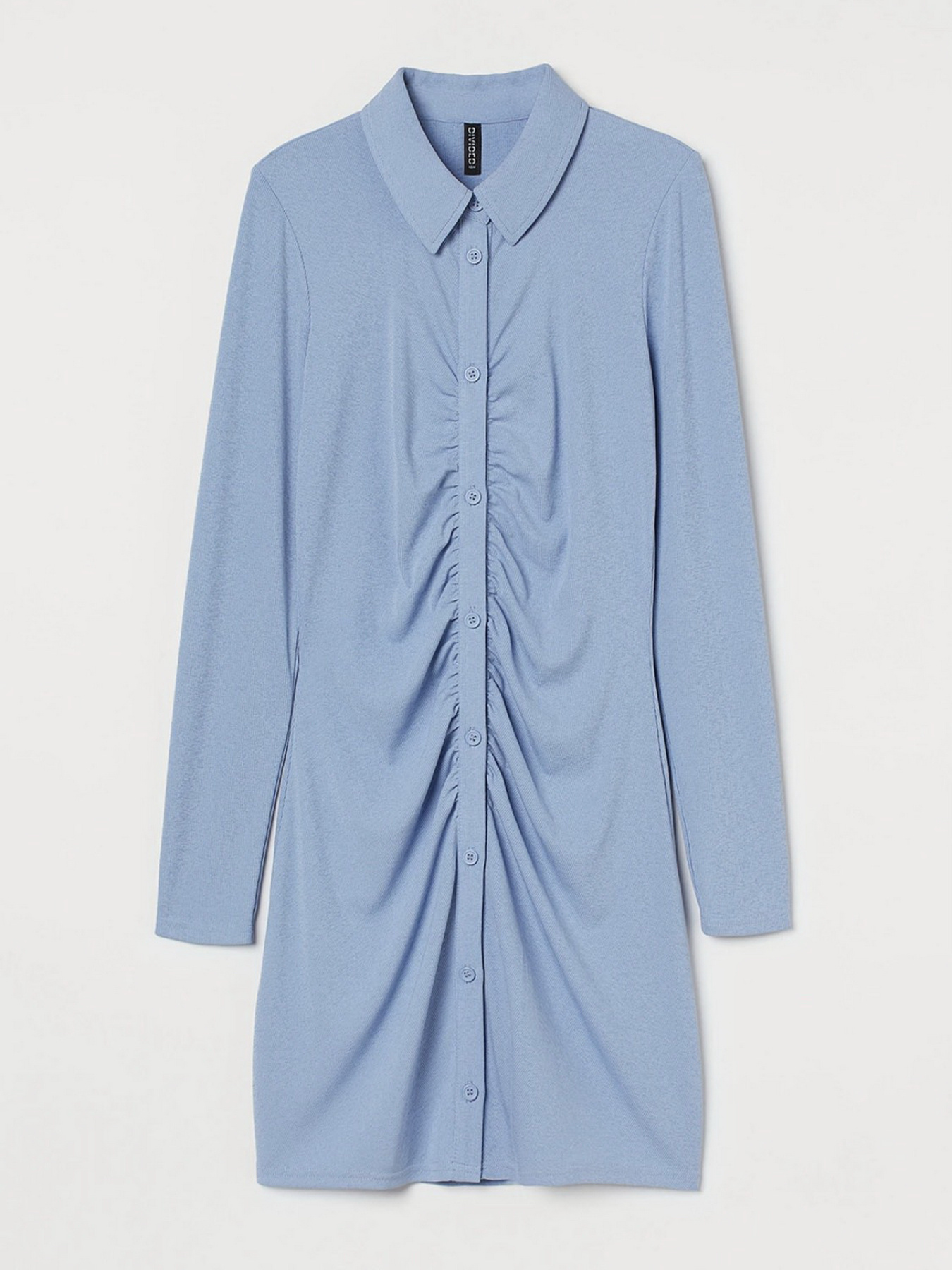 Платье мини H&M модель 9945464wer_Голубой Фото