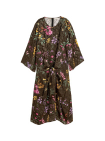 Платье миди H&M модель 6192617log_Темно-зеленый Платье миди H&M модель 6192617log_Темно-зеленый Фото