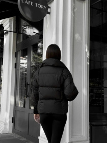 Зимняя куртка D&V couture модель DV-0011-BLCK Фото