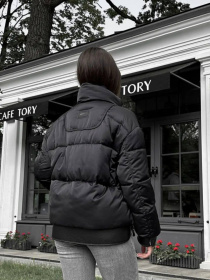 Демисезонная куртка D&V couture модель DV-0010-BLCK Демисезонная куртка D&V couture модель DV-0010-BLCK Фото