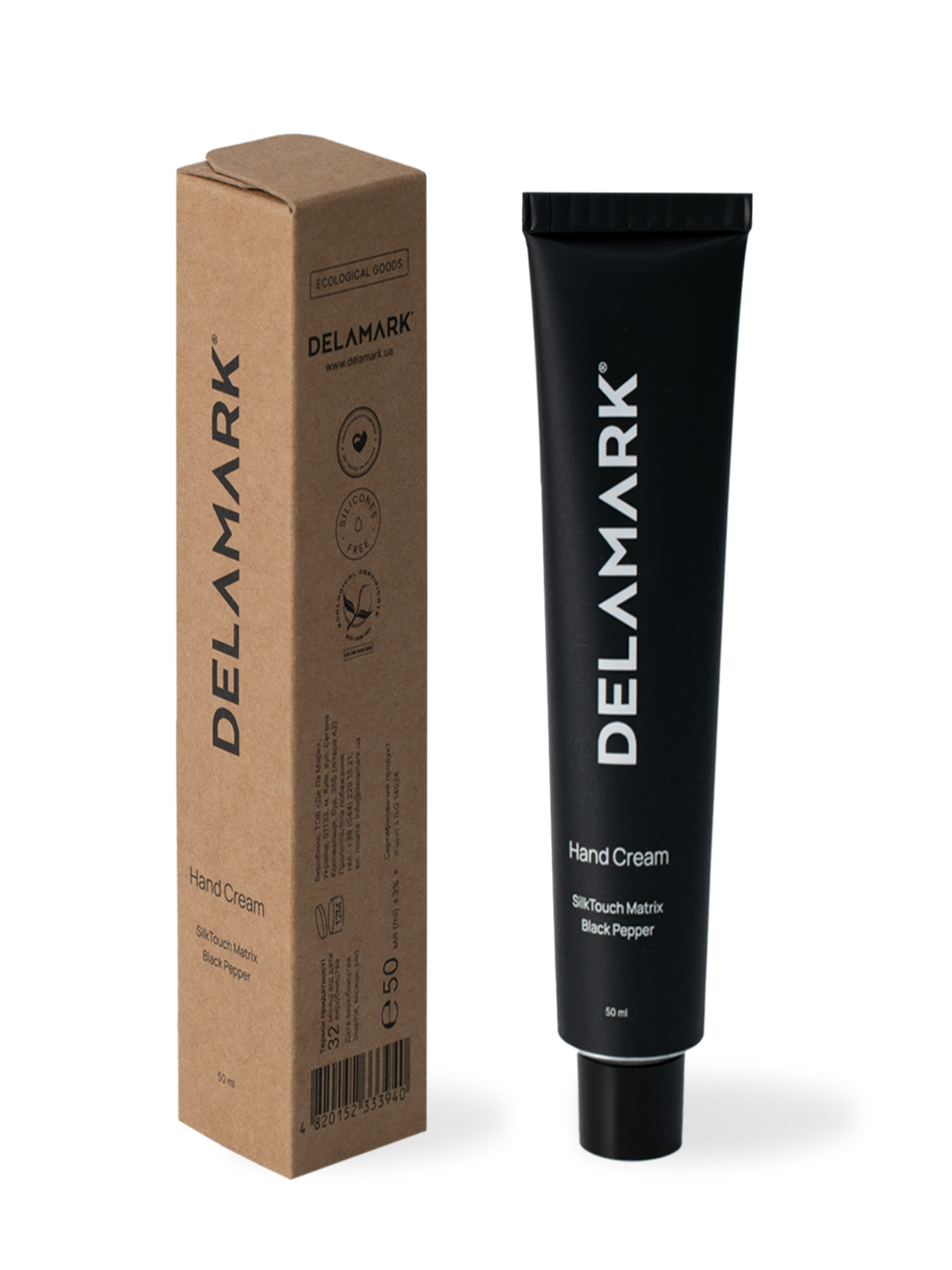 Зволожуючий крем для рук BLACK PEPPER (4820152333940) DeLaMark модель 4820152333940 Фото