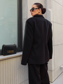 Блейзер Jadone Fashion модель Pidzhak_Tvil_chornyi Блейзер Jadone Fashion модель Pidzhak_Tvil_chornyi Фото