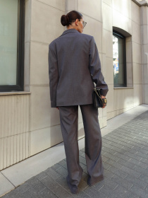 Брюки палаццо Jadone Fashion модель Briuky_Fler_hrafit Фото