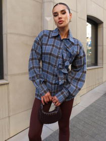 Рубашка Jadone Fashion модель Sorochka_Siut_synii Фото