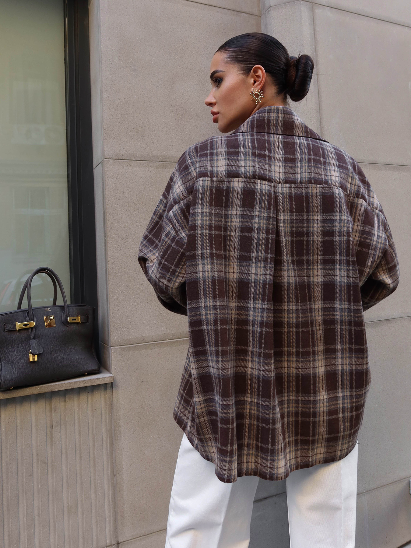 Сорочка повсякденна Jadone Fashion модель Sorochka_Siut_shokolad Фото