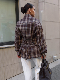 Сорочка повсякденна Jadone Fashion модель Sorochka_Siut_shokolad Сорочка повсякденна Jadone Fashion модель Sorochka_Siut_shokolad Фото