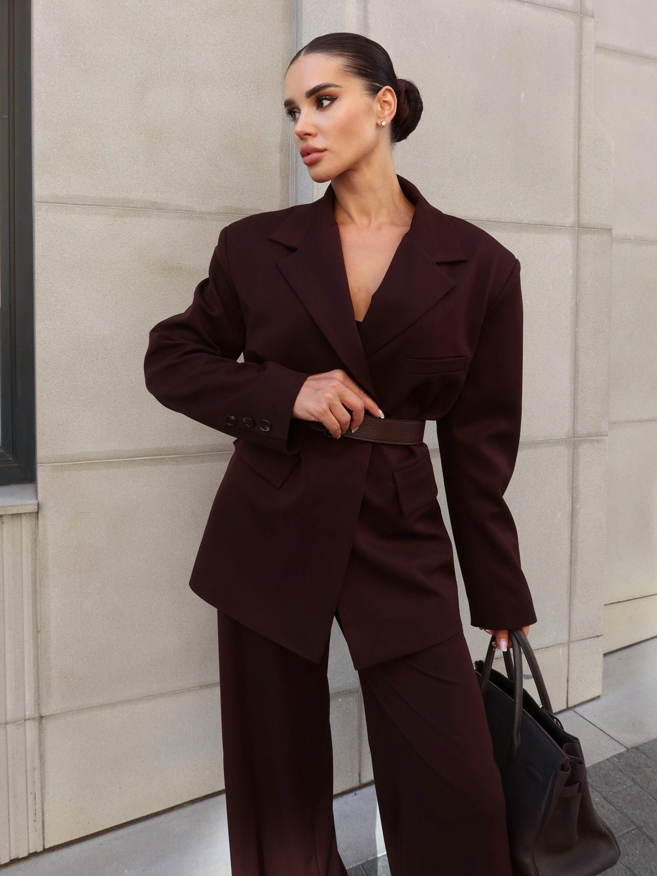 Блейзер Jadone Fashion модель Pidzhak_Kiot_shokolad Фото