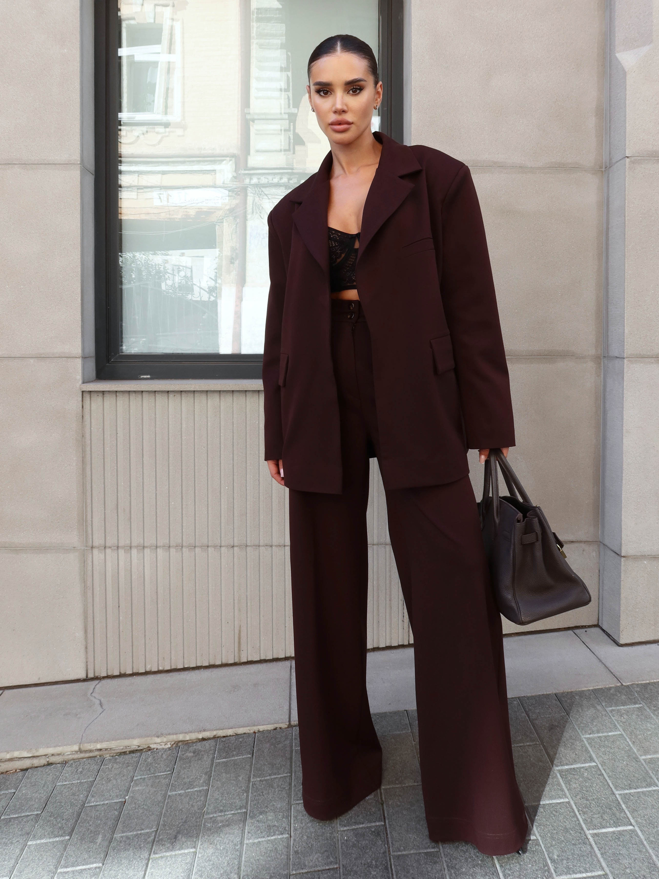 Блейзер Jadone Fashion модель Pidzhak_Kiot_shokolad Фото