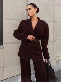 Блейзер Jadone Fashion модель Pidzhak_Kiot_shokolad Фото
