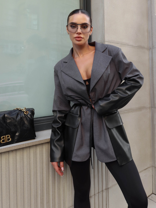 Блейзер Jadone Fashion модель Ukorochenyi_Trench_Monro_hrafit Фото