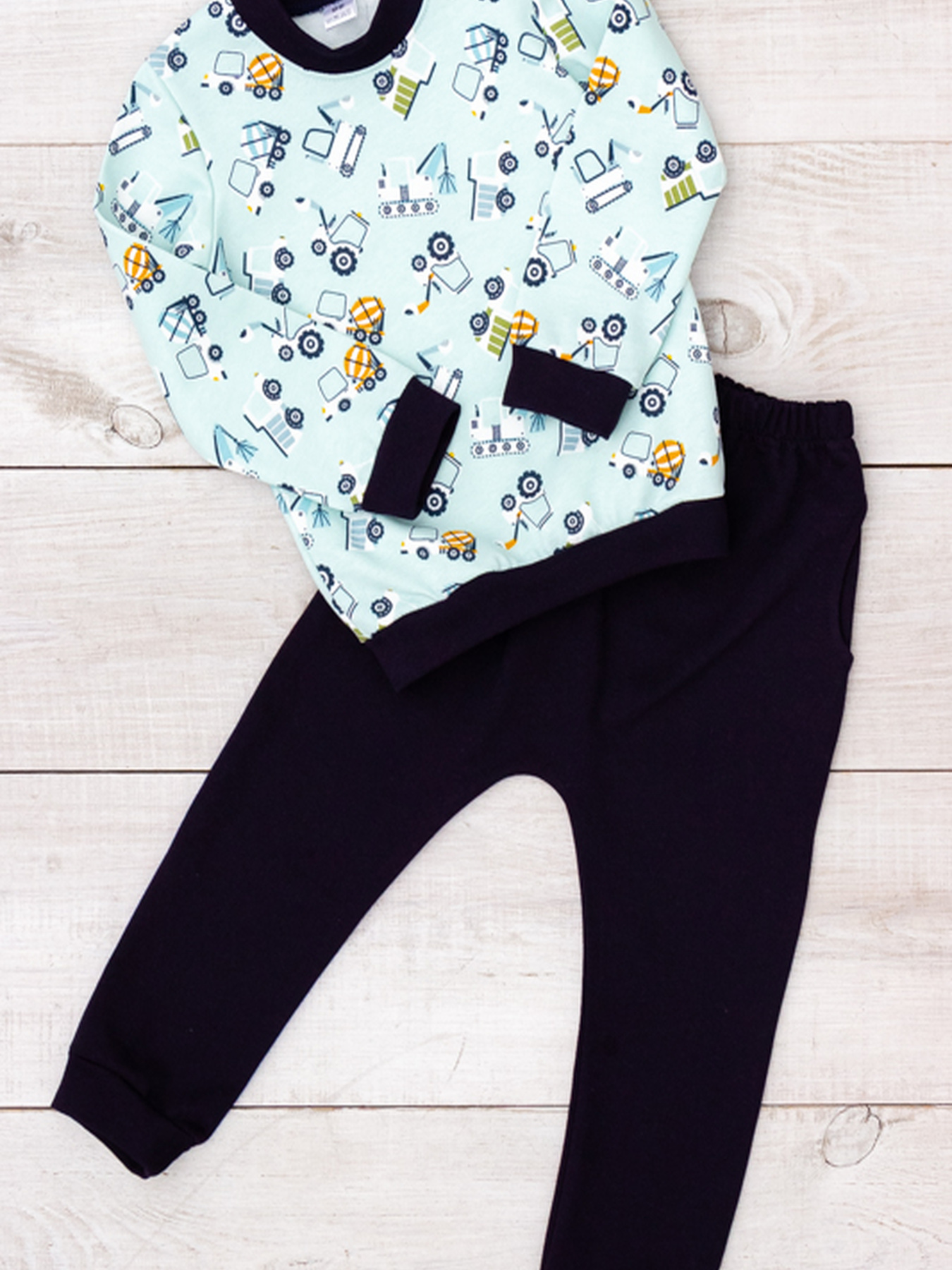 Комплект для младенцев Носи своє модель 5063-024-4-ekskavator-svtla-m-qta Фото