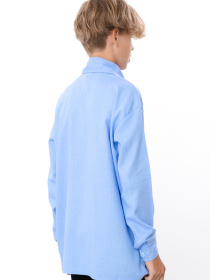 Вышитая рубашка Носи своє модель 6417-070-22-1-temno-blakitnij Фото