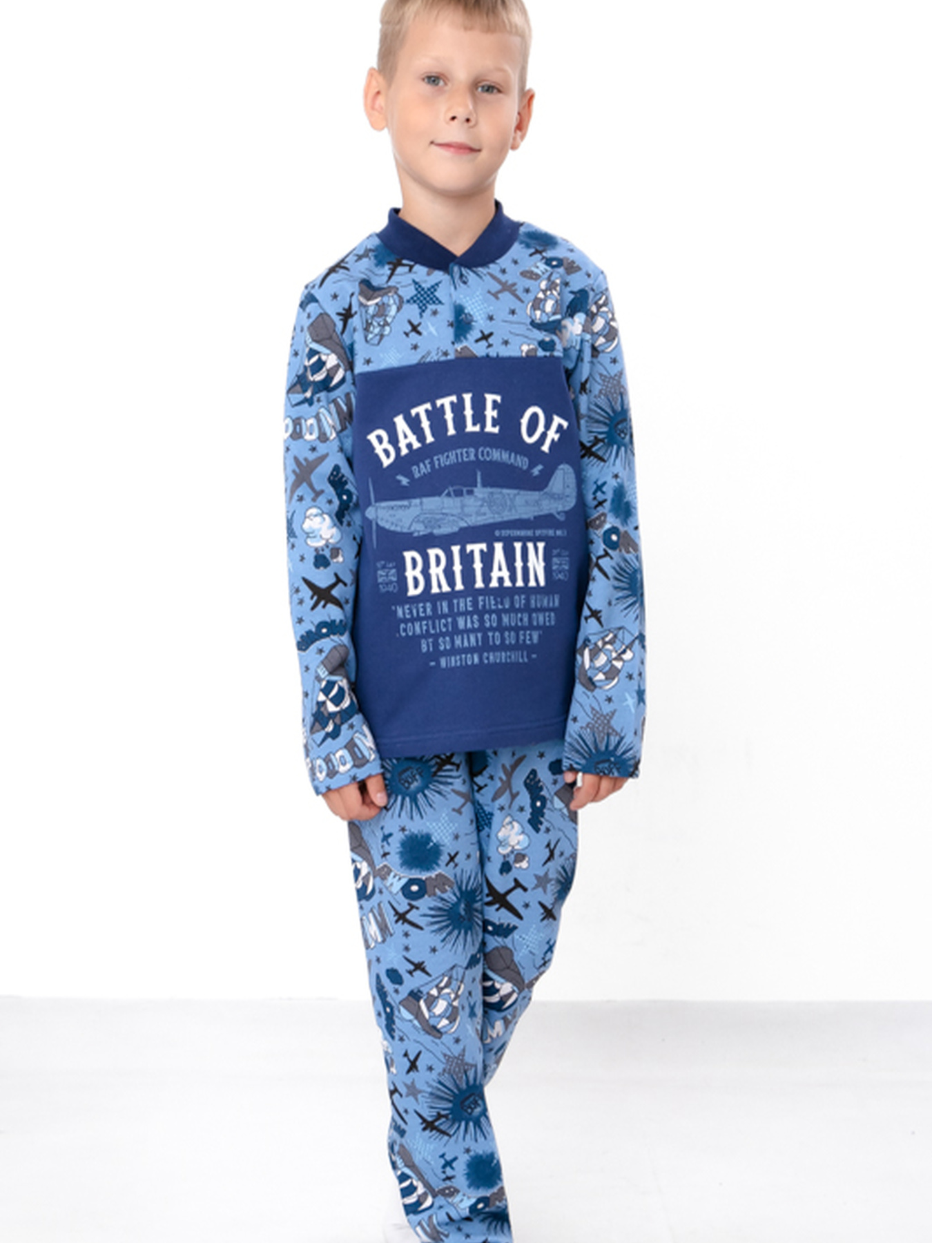 Пижама Носи своє модель 6077-024-33-4-ltaki-korabl-temno-blakitnij Фото