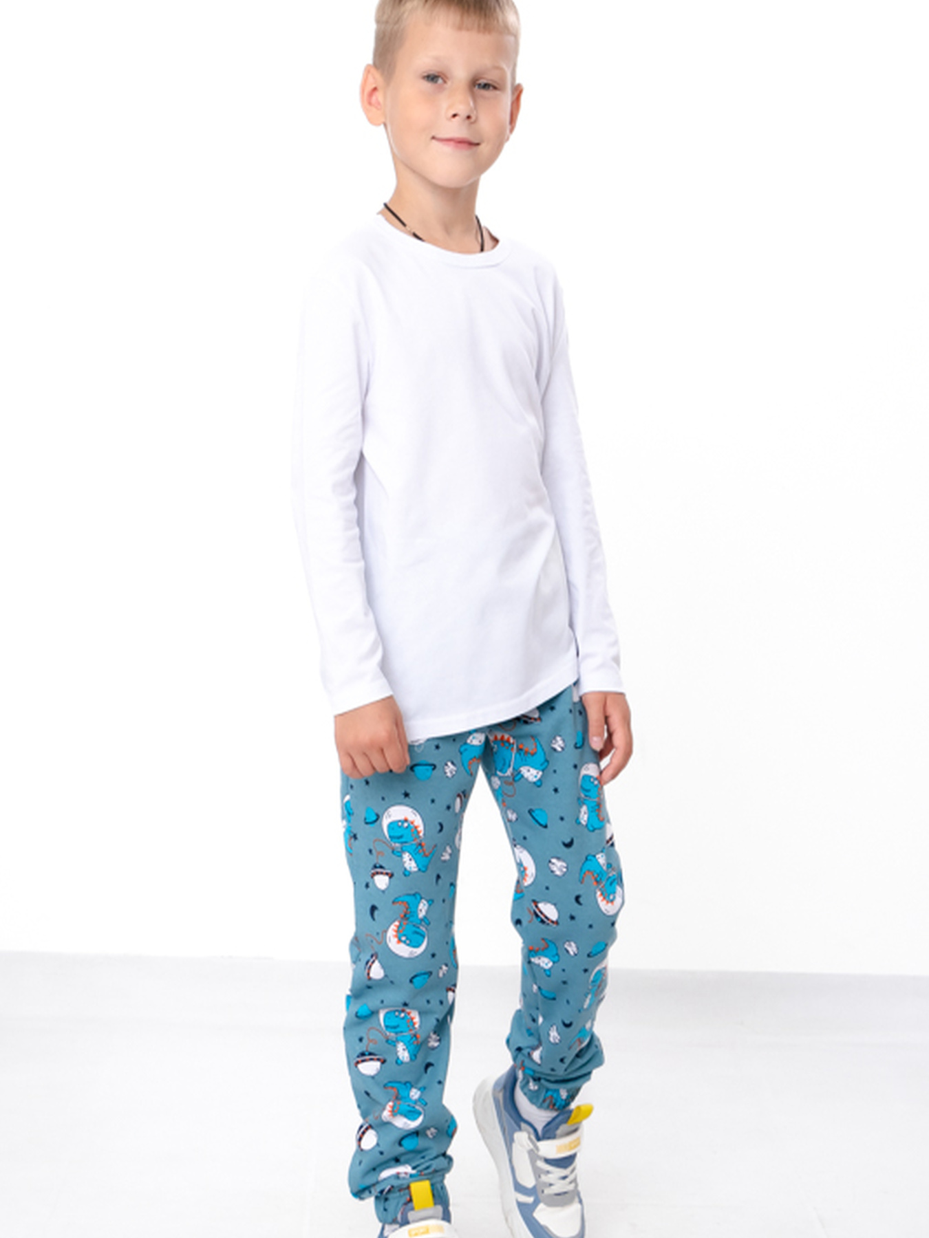 Джоггеры Носи своє модель 6155-024-4-dno-lazurno-srij Фото