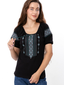 Вышитая рубашка Носи своє модель 8604-015-22-zelenij Фото