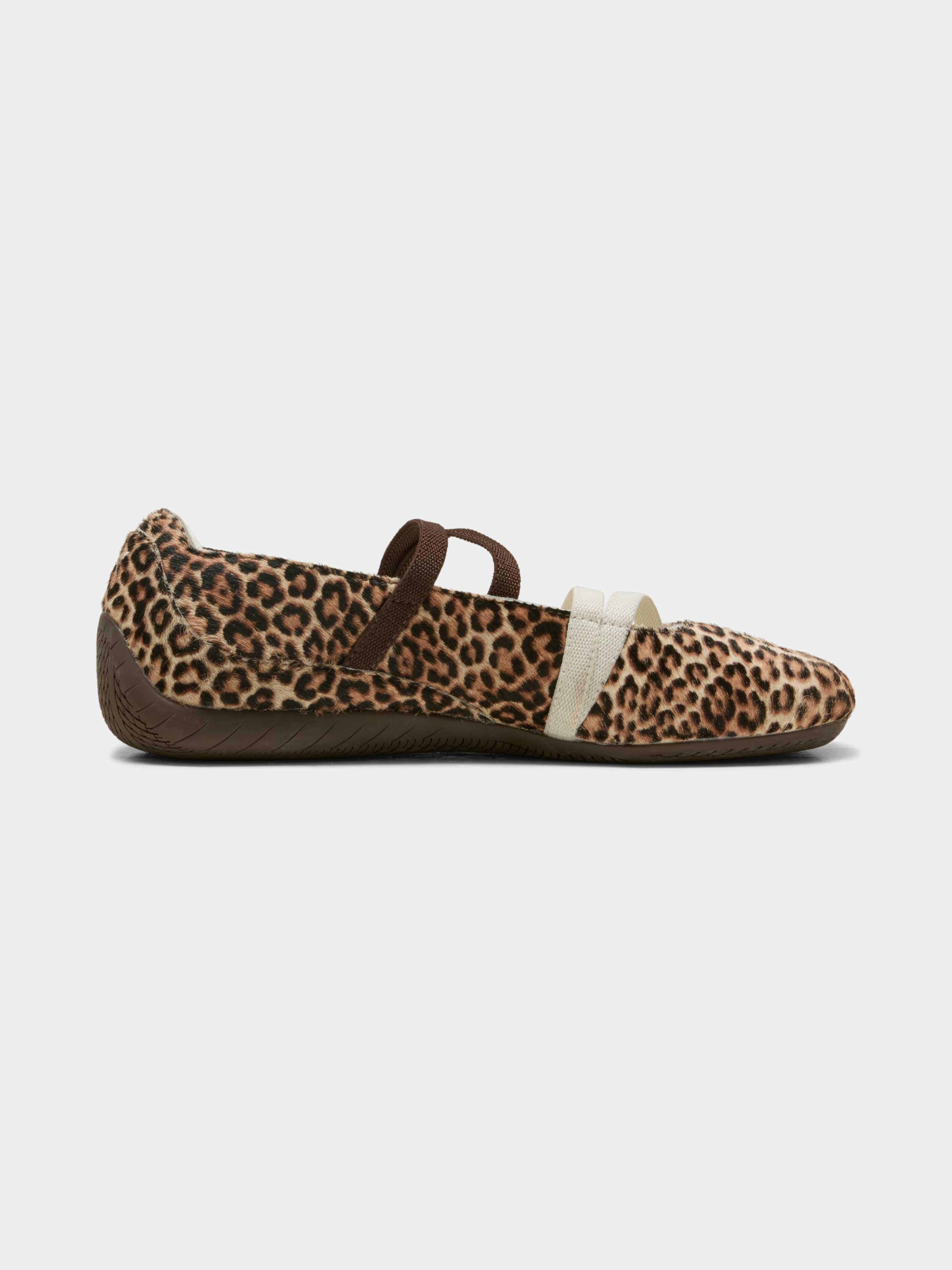 Жіночі Балетки PUMA Speedcat Ballet Wild Wns (406689_01) колір коричневий, матеріал комбінований верх