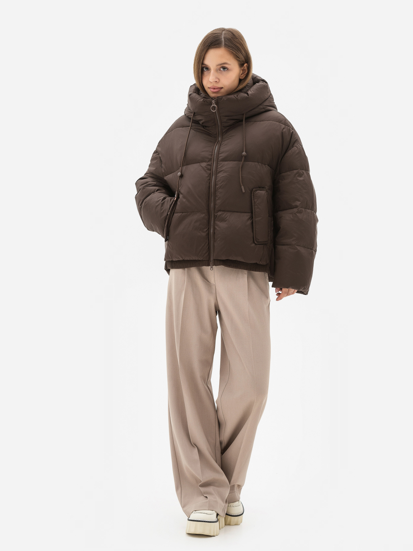 Зимняя куртка VIVA WEAR модель 015-chocol Фото