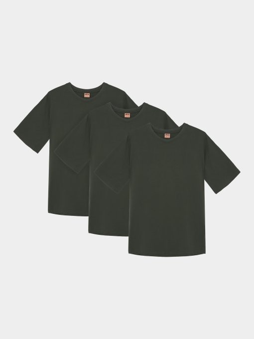 Набір футболок Ейсік Оверсайз модель NabirZelenuy3Sht Фото