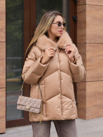 Зимняя куртка MilaNova модель Куртка К-344 кемел Фото