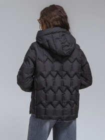 Демісезонна куртка VIVA WEAR модель 6538-blackK Фото