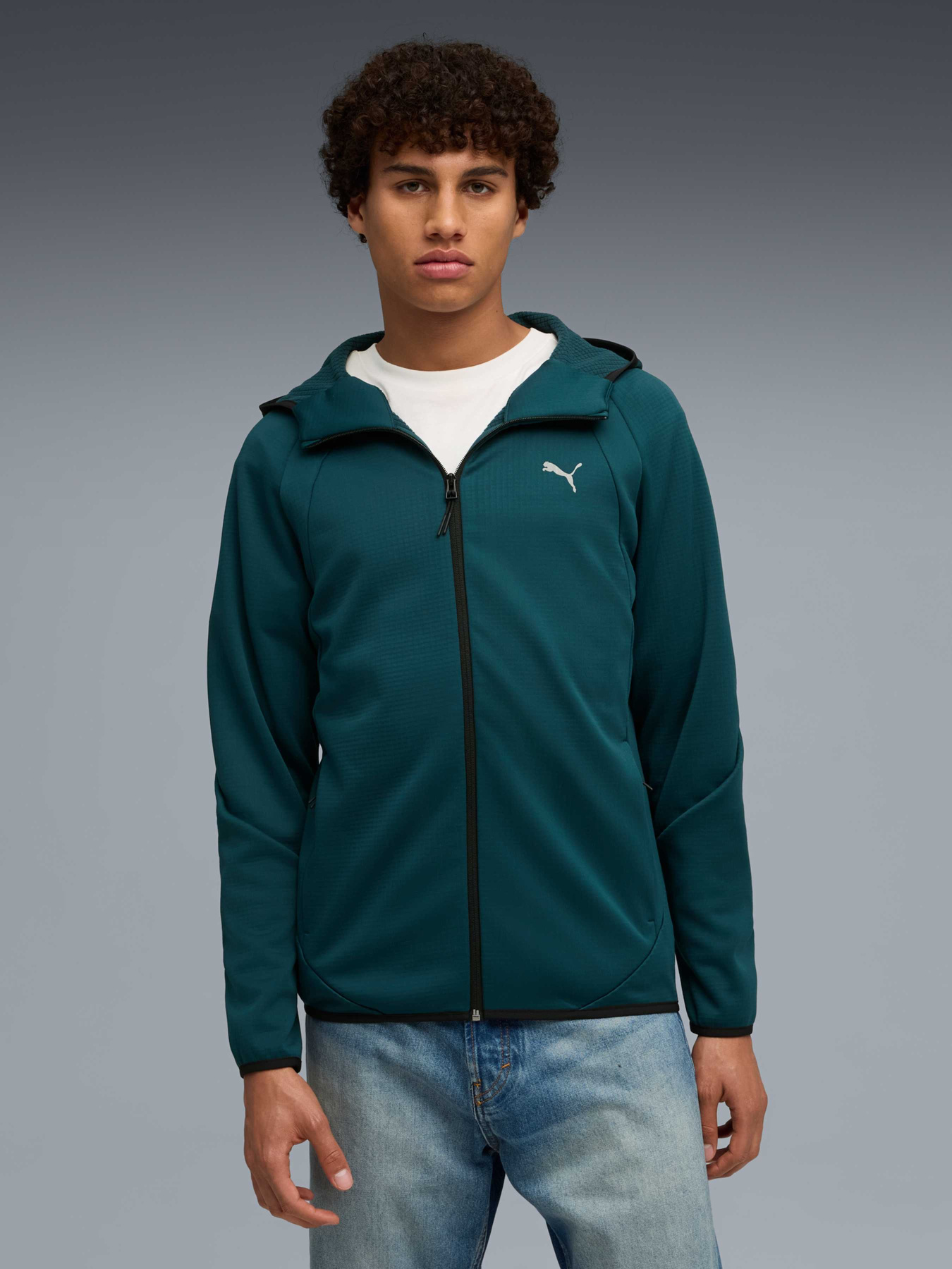 Кофта PUMA Evostripe Warm Fz Hoodie модель 688237 Фото