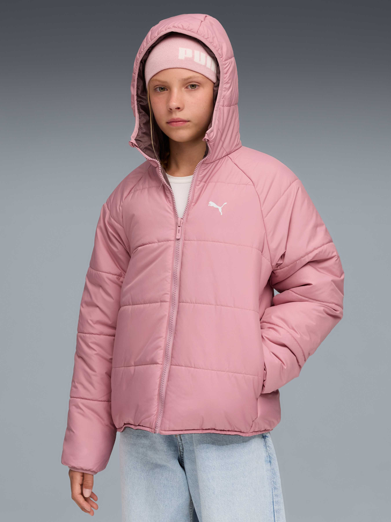 Демисезонная куртка PUMA Reversible Puffer Jacket модель 688407 Фото