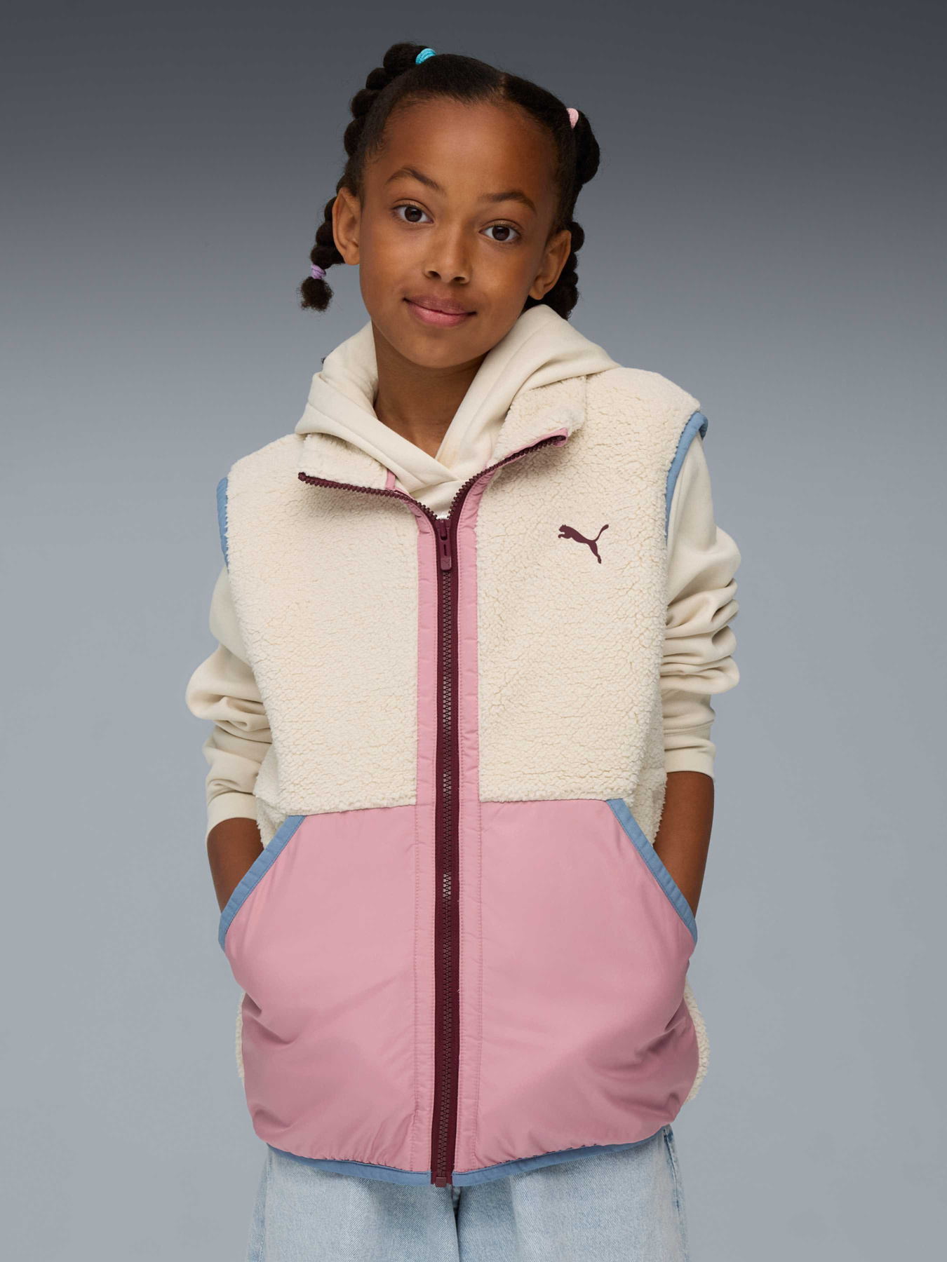 Утеплений жилет PUMA Hybrid Sherpa Vest модель 688406 Фото