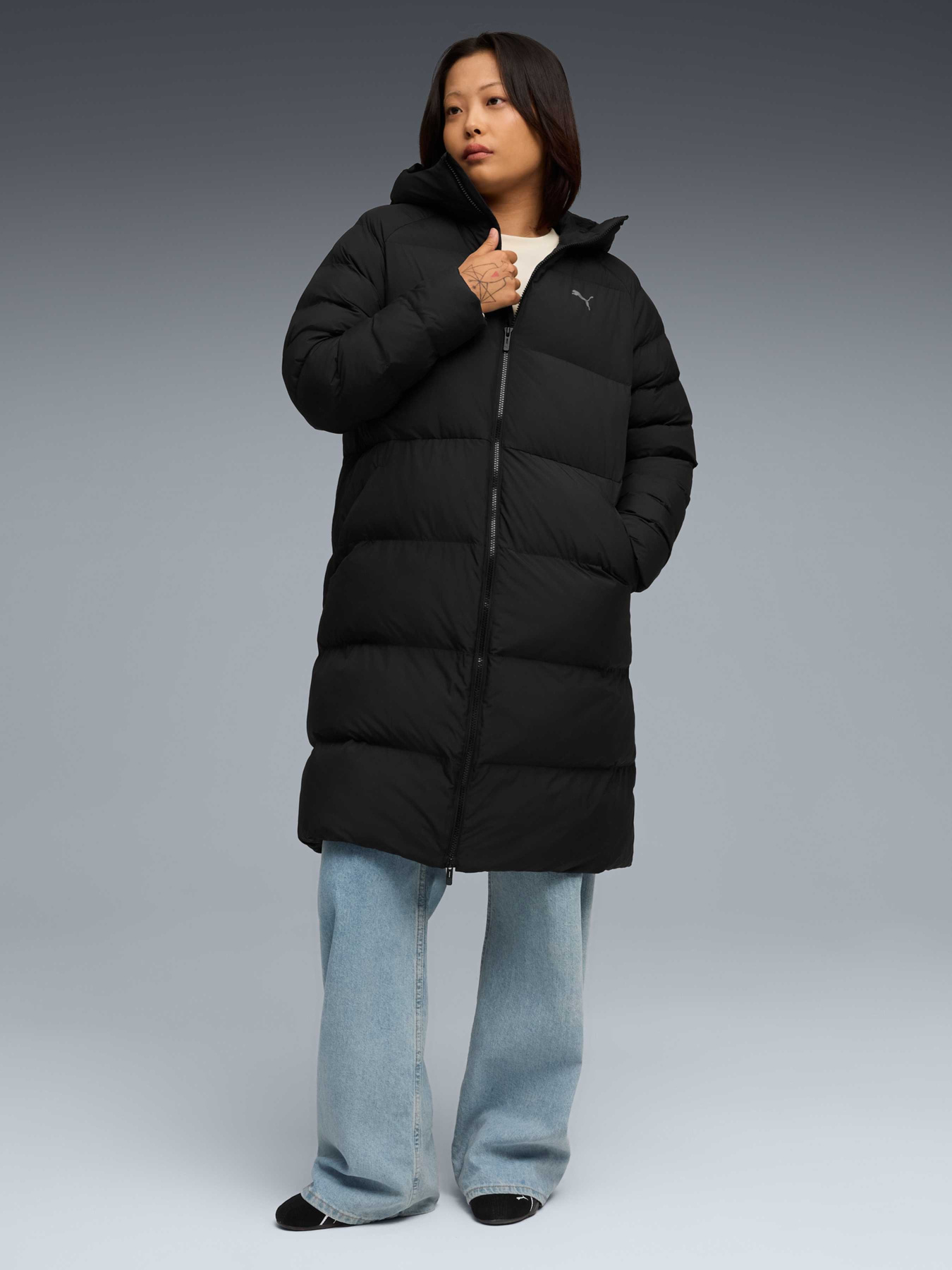 Демисезонная куртка PUMA Mono Hooded Parka модель 688384 Фото