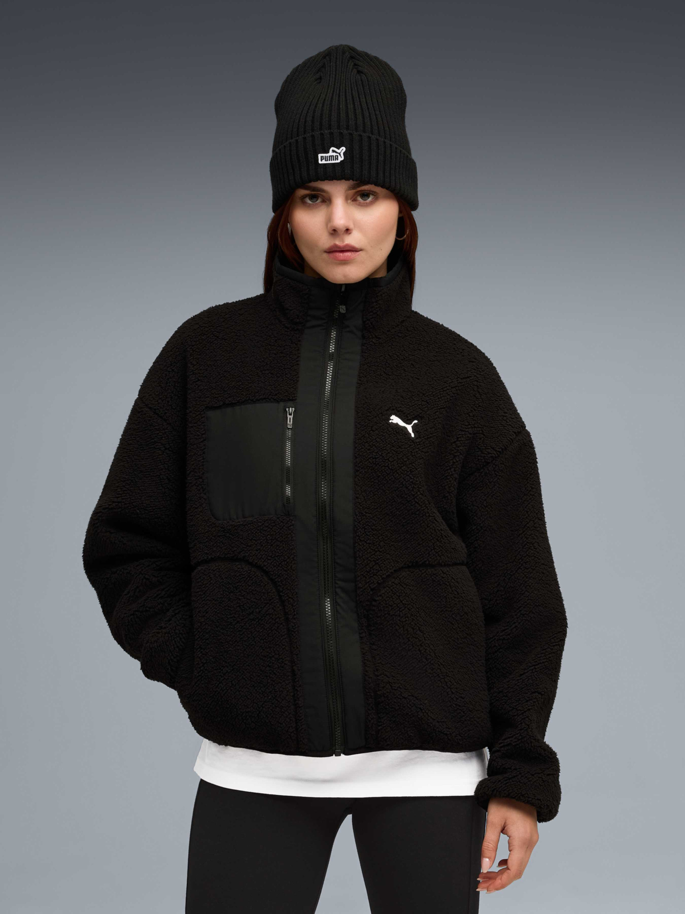 Демісезонна куртка PUMA Reversible Sherpa Jacket модель 688386 Демісезонна куртка PUMA Reversible Sherpa Jacket модель 688386 Фото