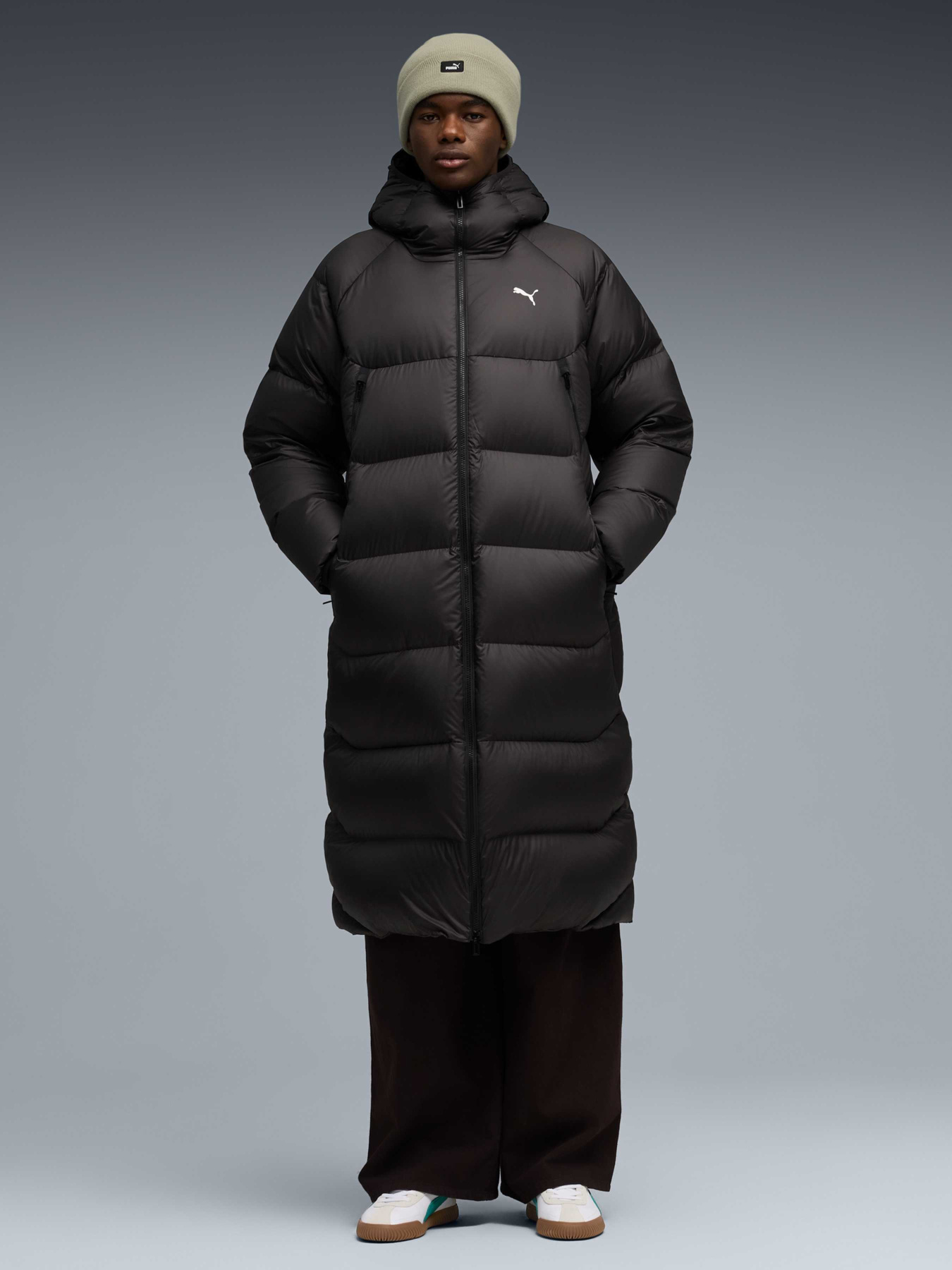 Пуховик PUMA Hooded Down Puffer Coat модель 688381 Фото