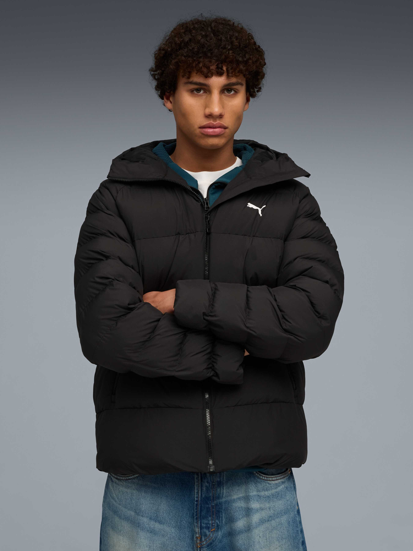 Демісезонна куртка PUMA Mono Hooded Jacket модель 688367 Фото