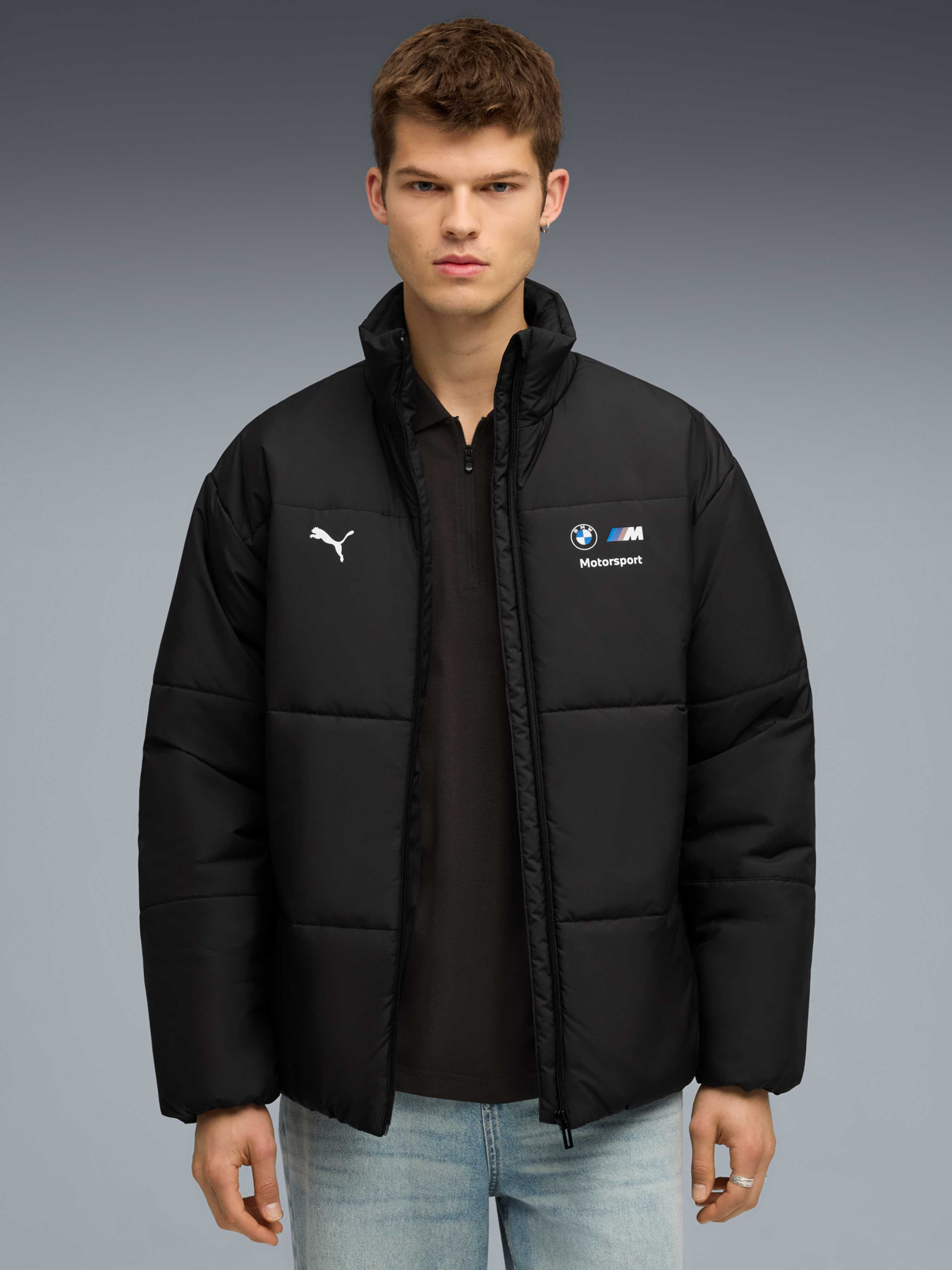 Демисезонная куртка PUMA Bmw Mms Ess+ Puffer Jacket модель 632977 Фото