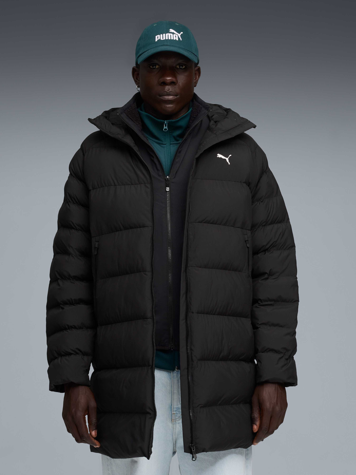 Демисезонная куртка PUMA Mono Hooded Parka модель 688366 Фото