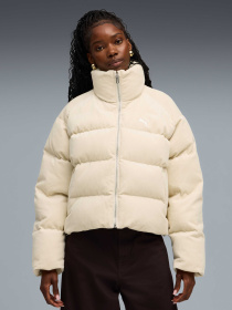 Демисезонная куртка PUMA Corduroy Puffer Jacket модель 632171 Фото