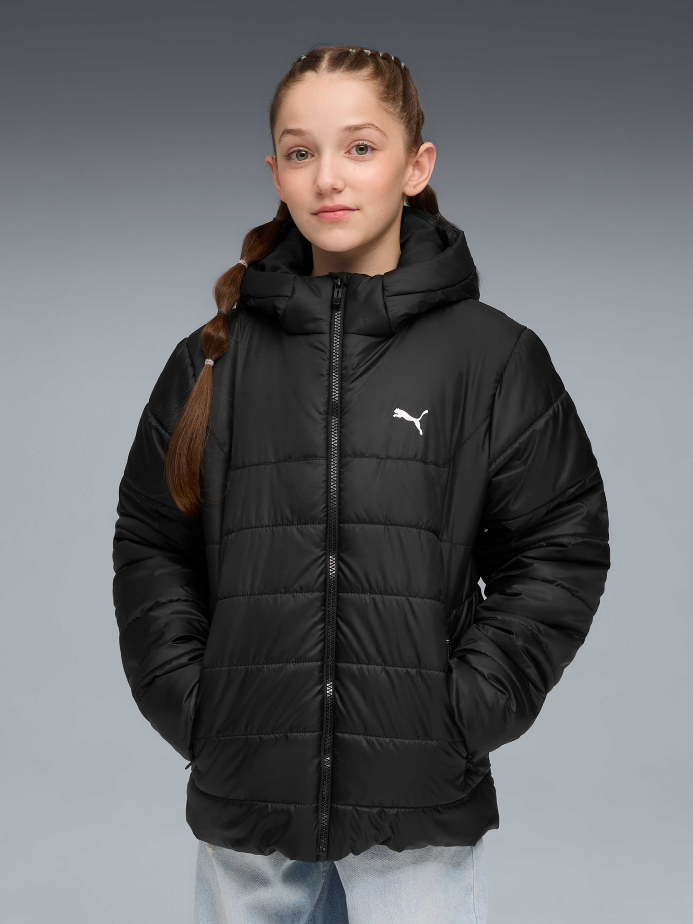 Демисезонная куртка PUMA Ess Hooded Padded Jacket модель 685226 Фото