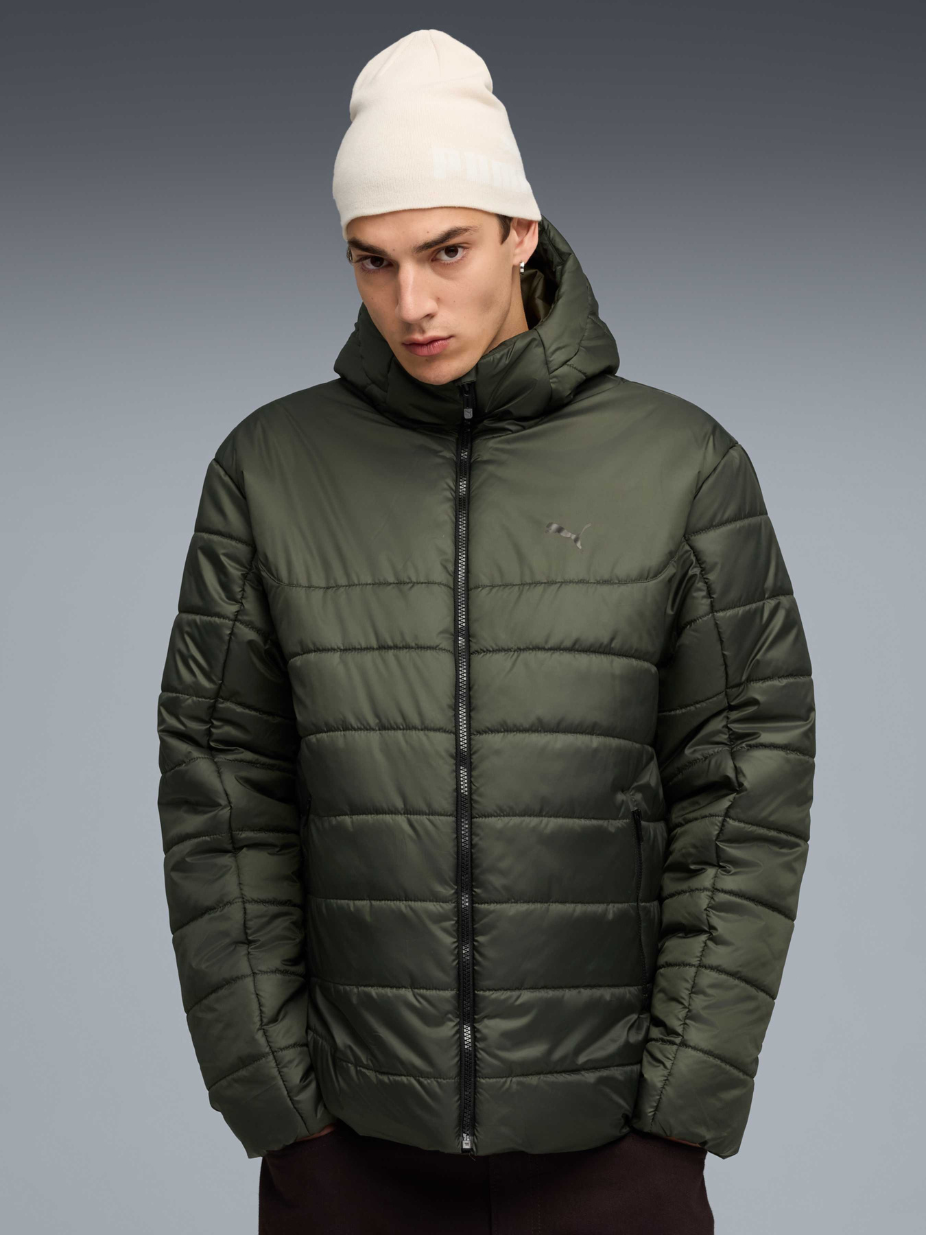Демисезонная куртка PUMA Ess Hooded Padded Jacket модель 685211 Фото