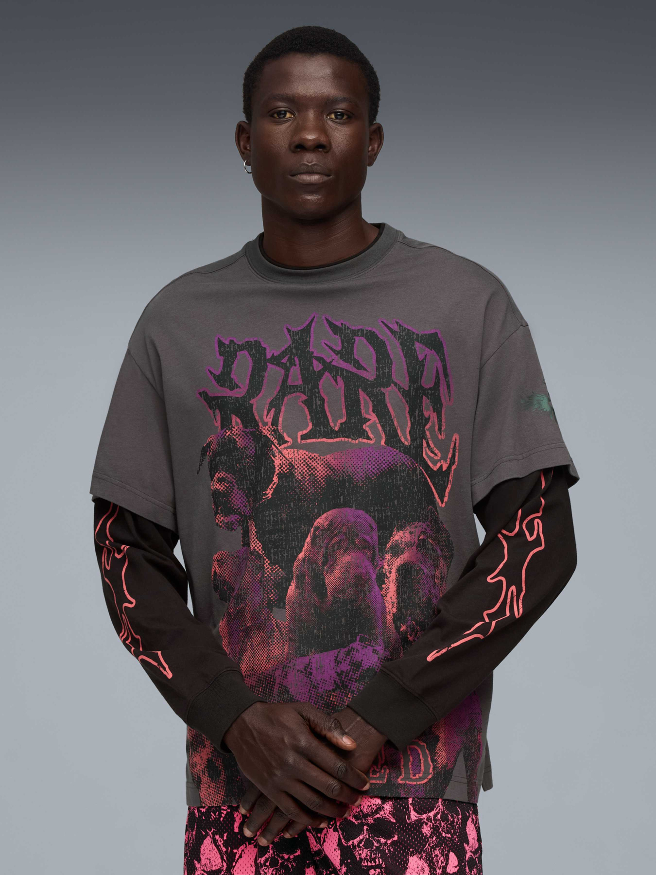 Світшот PUMA Melo World Tournament Ls Tee модель 632367 Фото