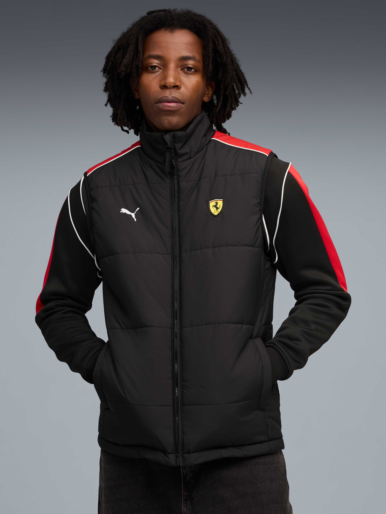 Жилет з утеплювачем PUMA Ferrari Mt7 Padded Vest модель 632763 Фото