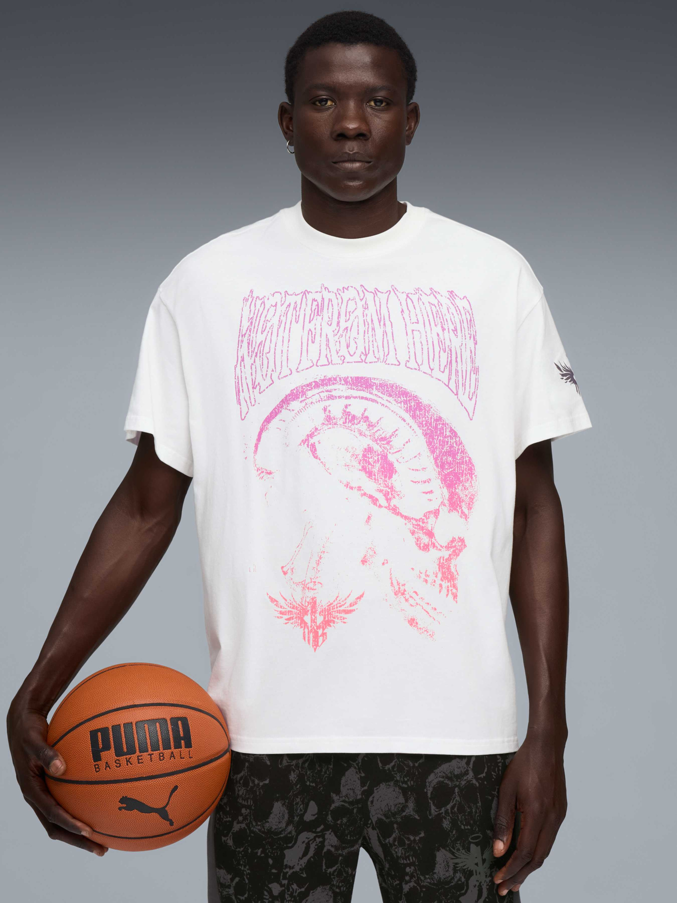 Футболка PUMA Melo World Tour-nament Tee I модель 632372 Фото
