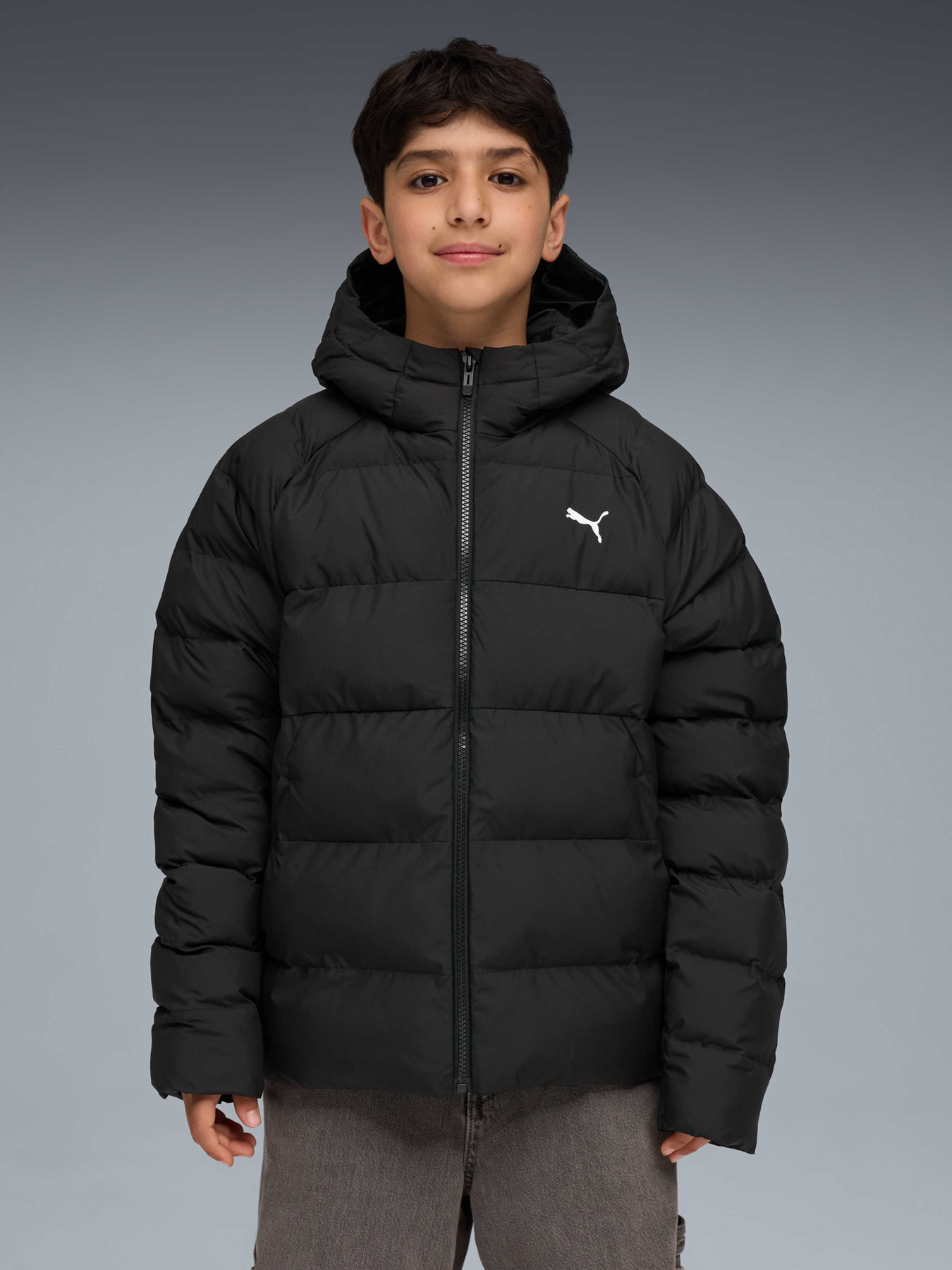 Демисезонная куртка PUMA Synthetic Hooded Puffer Jckt модель 688404 Фото