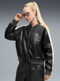 Бомбер PUMA T7 Pleather Bomber модель 633479 Фото