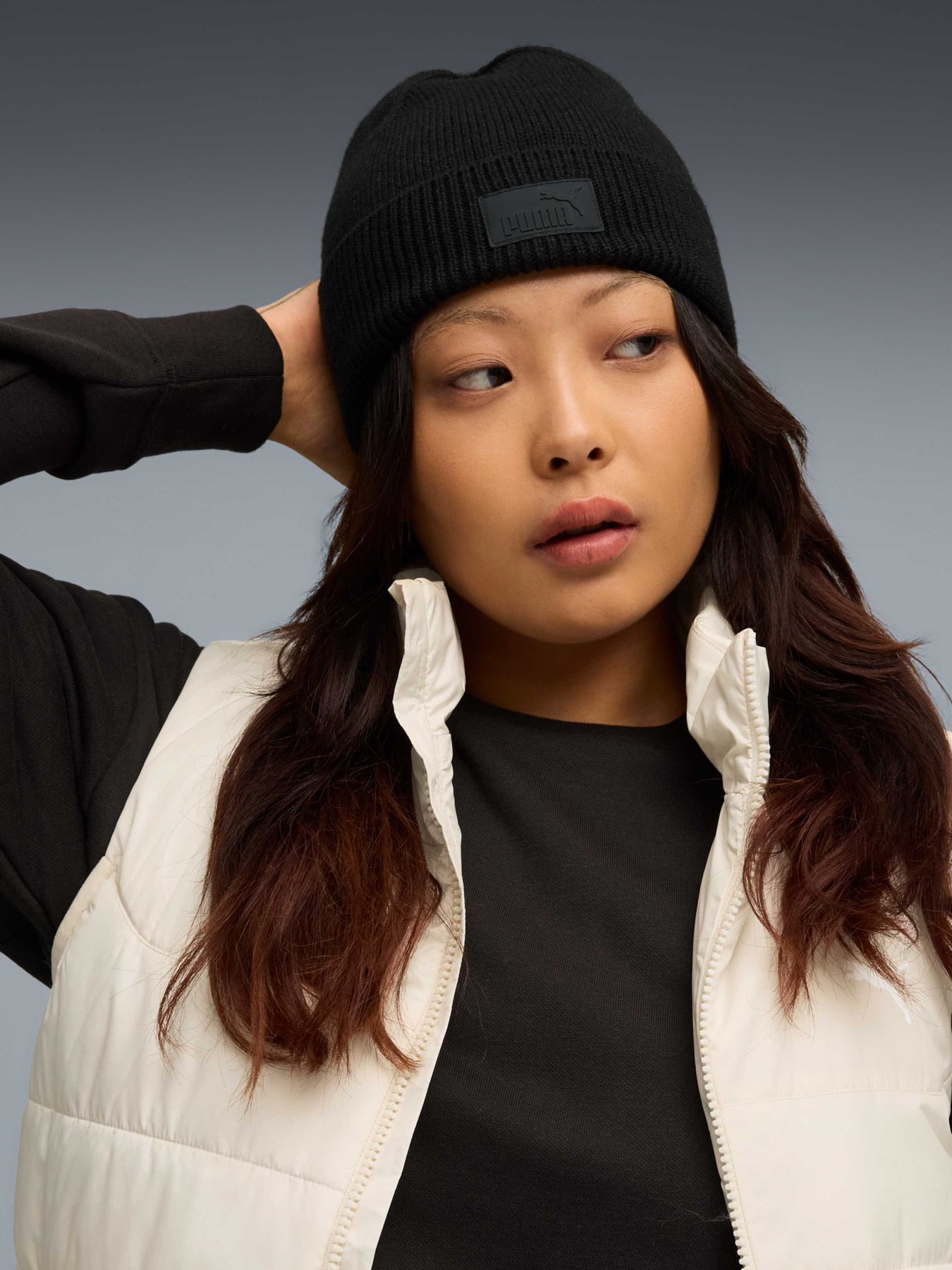 Шапка PUMA Ess Elevated Lowcrown Beanie модель 026414 Фото