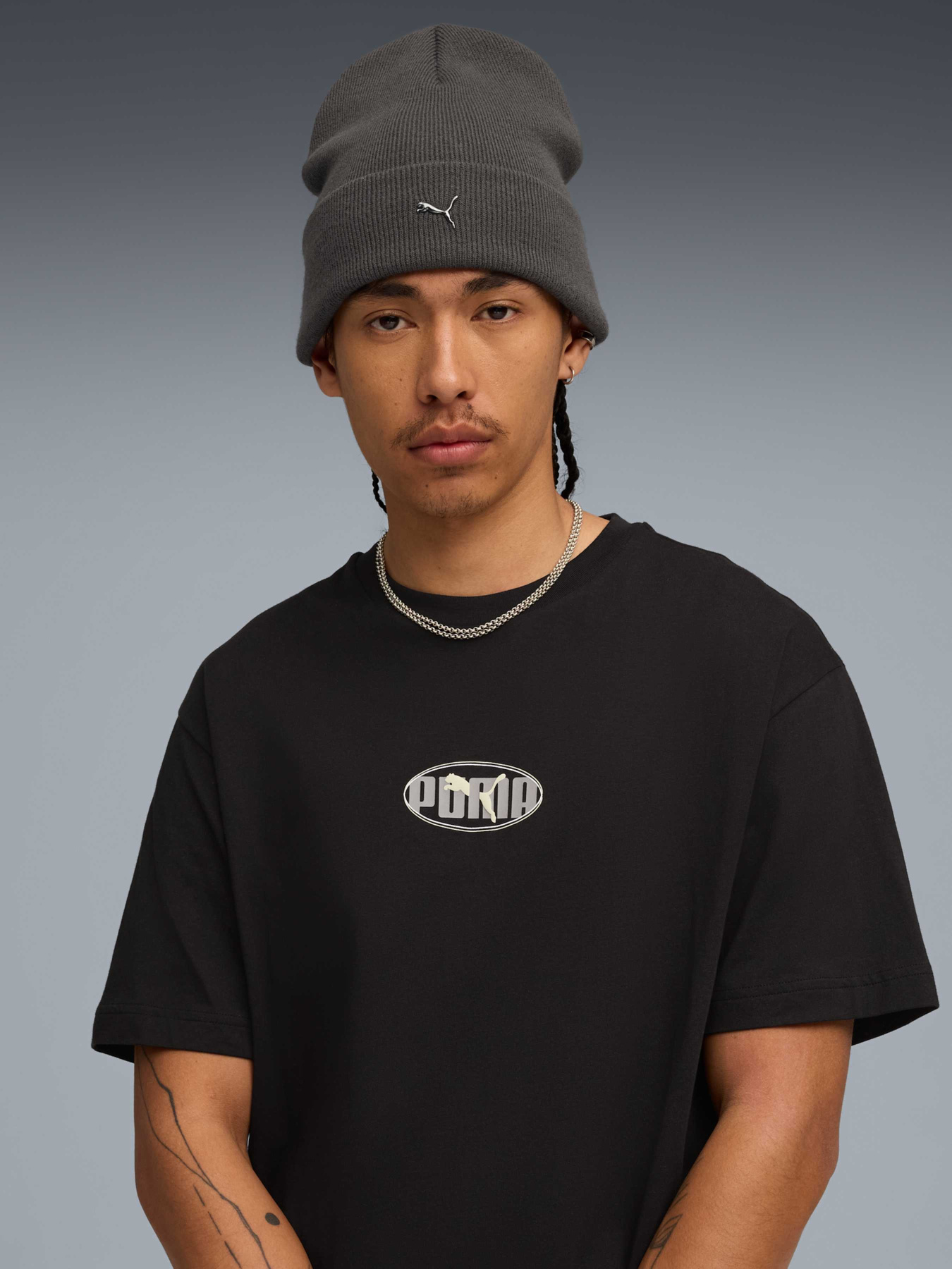 Шапка PUMA Metalcat Highcrownbeanie модель 026404 Фото