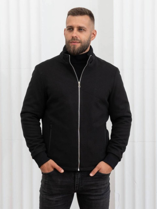 Пальто з утеплювачем D&V couture Модель 115-DVL-BLCK Фото