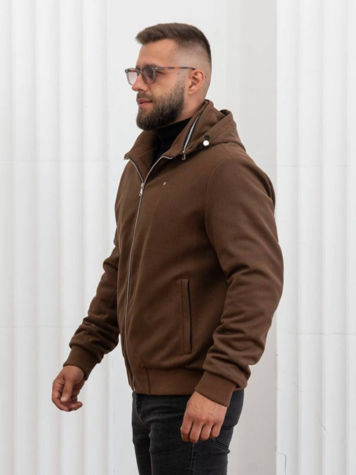 Зимняя куртка D&V couture модель 116-DVL-BR Фото