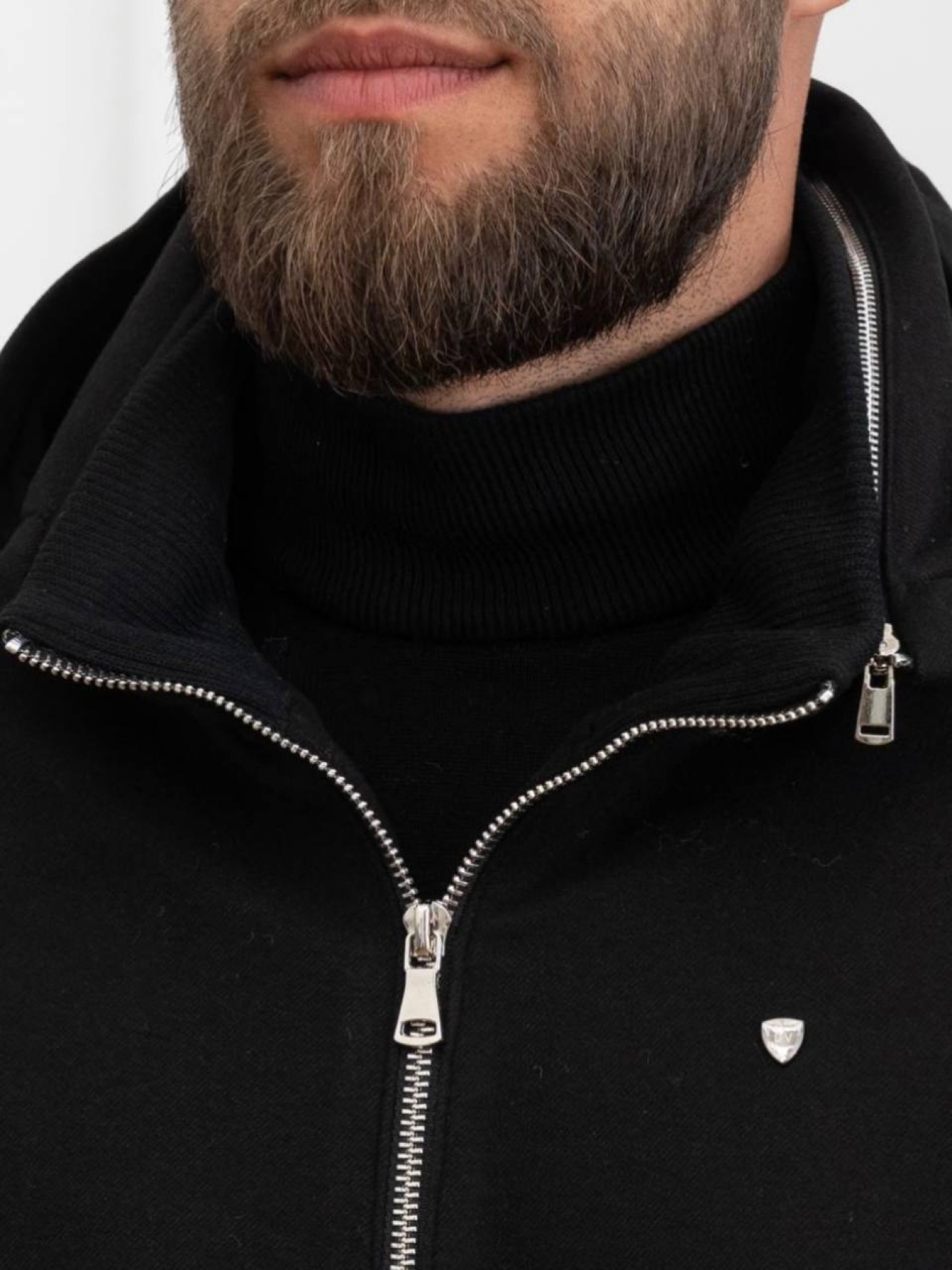 Зимняя куртка D&V couture модель 116-DVL-BLCK Фото