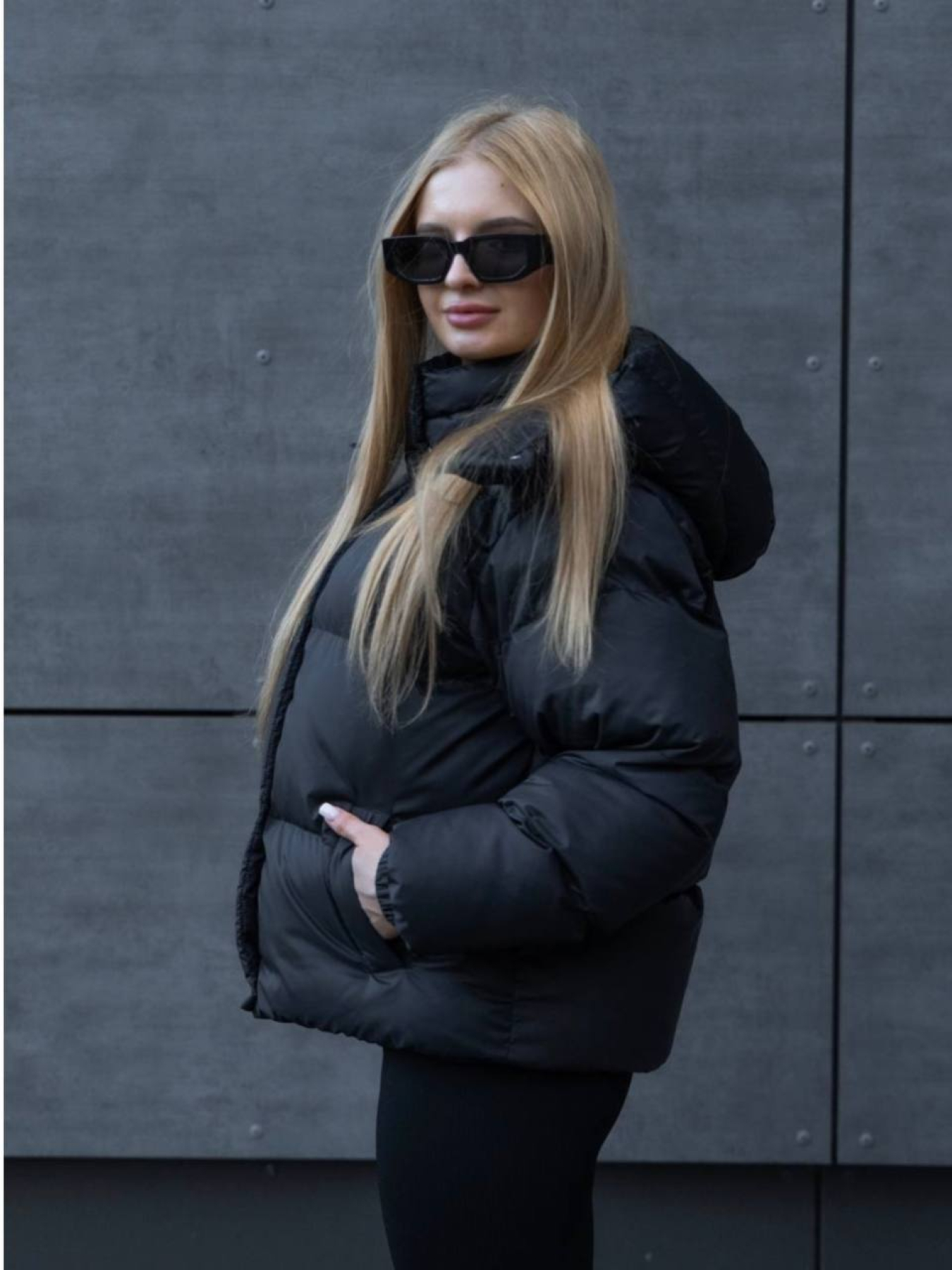 Пуховик Tian модель Stacy-T-BLCK Фото