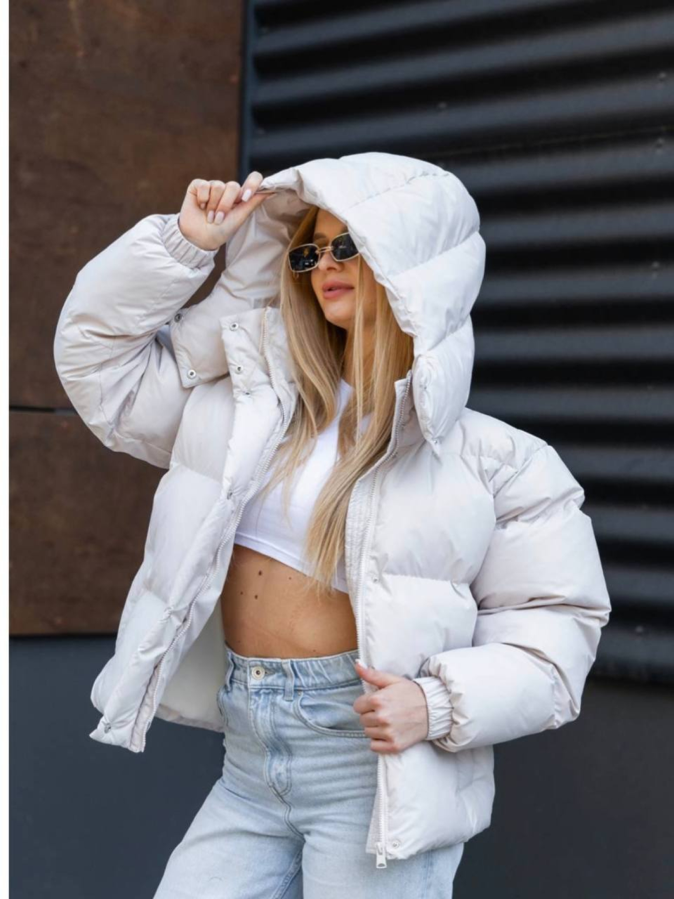 Пуховик Tian модель Stacy-T-BEIGE Фото