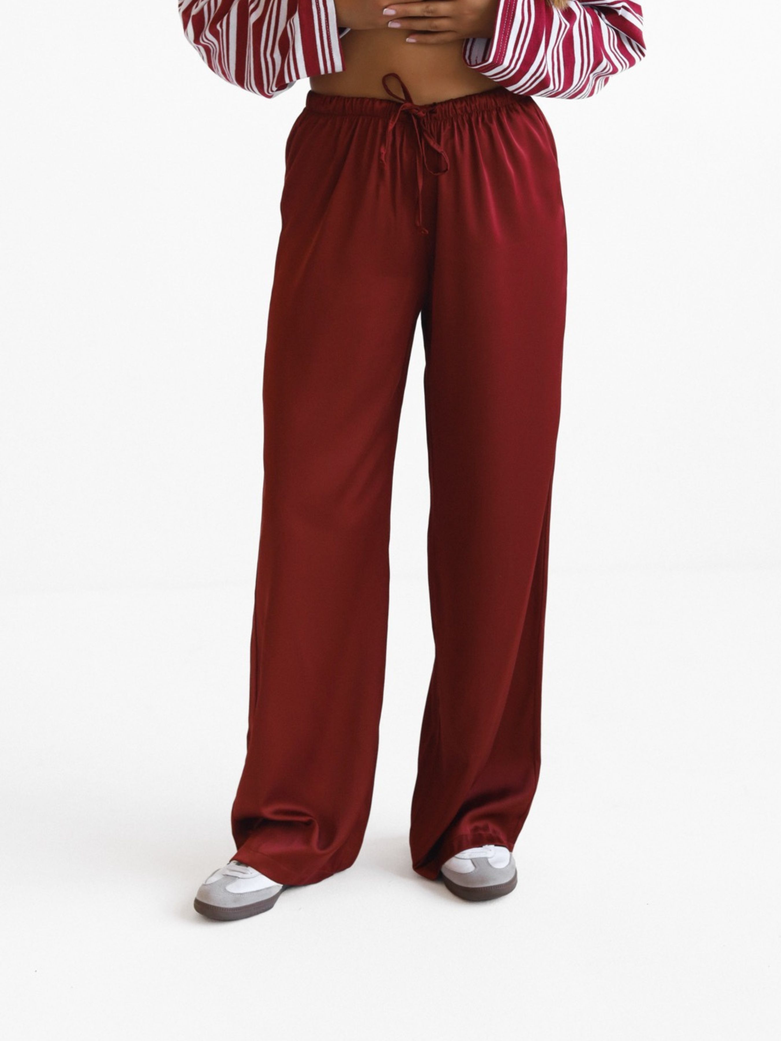 Сатинове Жіноче Палаццо Lilove  (mp739995) колір теракотовий