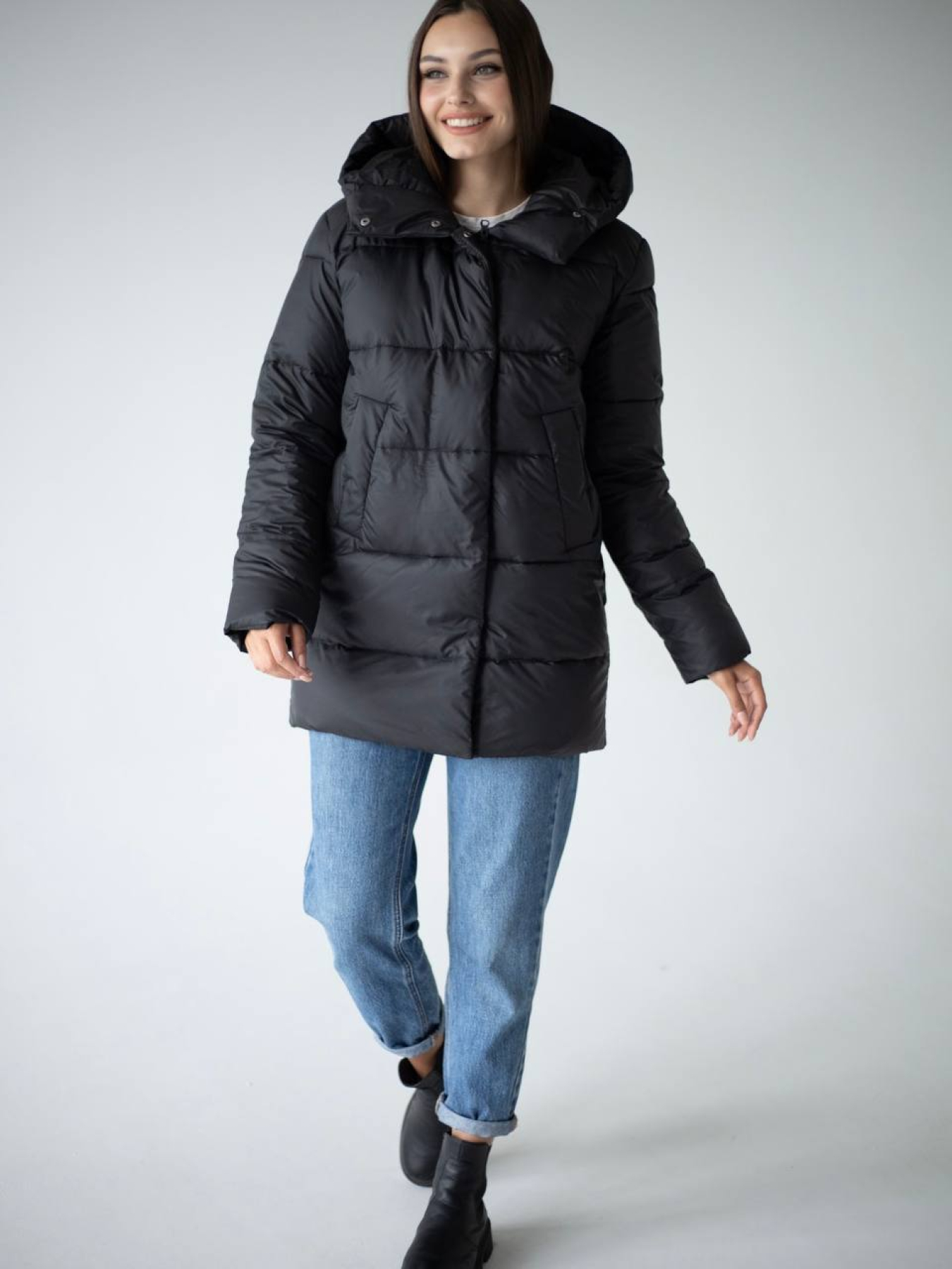 Пуховик UVENTUM модель Lika-KL-BLCK Фото